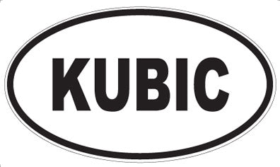 KUBIC - Oval Magnet