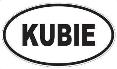 KUBIE - Oval Magnet