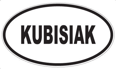 KUBISIAK - Oval Magnet