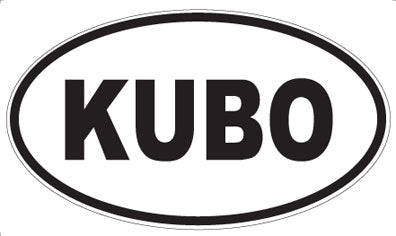 KUBO - Oval Sticker