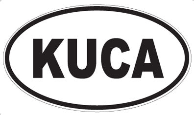 KUCA - Oval Sticker