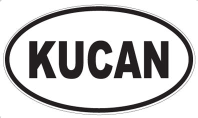 KUCAN - Oval Magnet