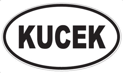 KUCEK - Oval Magnet