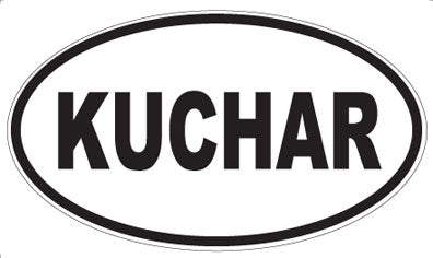 KUCHAR - Oval Sticker