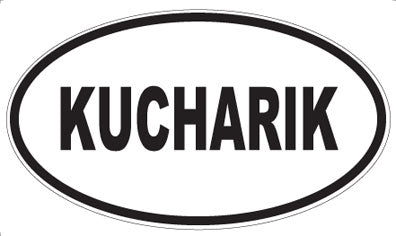 KUCHARIK - Oval Magnet