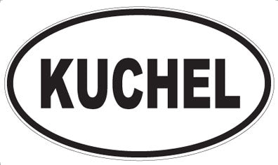 KUCHEL - Oval Sticker