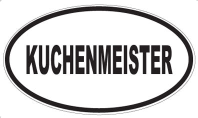 KUCHENMEISTER - Oval Magnet