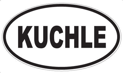 KUCHLE - Oval Magnet