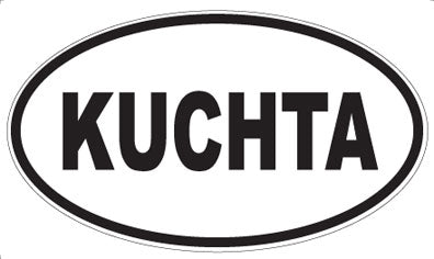KUCHTA - Oval Sticker