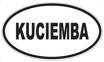 KUCIEMBA - Oval Magnet