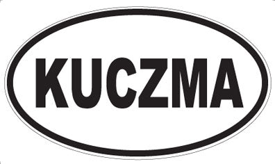 KUCZMA - Oval Sticker
