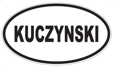 KUCZYNSKI - Oval Magnet