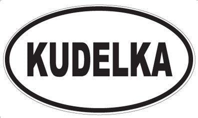 KUDELKA - Oval Sticker