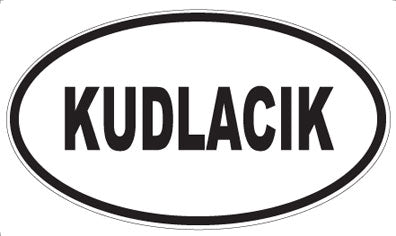 KUDLACIK - Oval Magnet