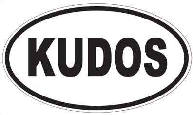 KUDOS - Oval Magnet