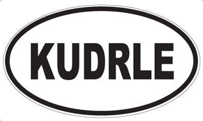 KUDRLE - Oval Magnet
