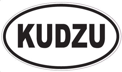 KUDZU - Oval Magnet