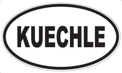 KUECHLE - Oval Magnet