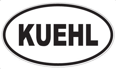 KUEHL - Oval Sticker