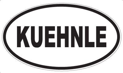 KUEHNLE - Oval Sticker
