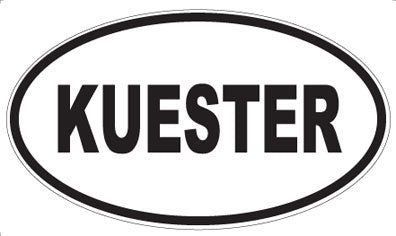 KUESTER - Oval Magnet