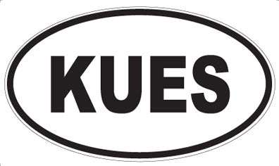 KUES - Oval Magnet