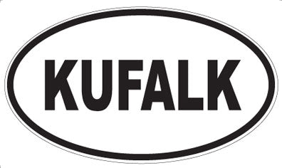 KUFALK - Oval Magnet