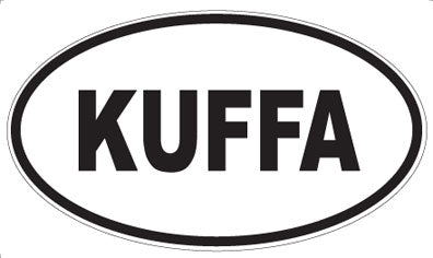 KUFFA - Oval Sticker