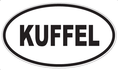 KUFFEL - Oval Sticker