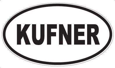 KUFNER - Oval Sticker