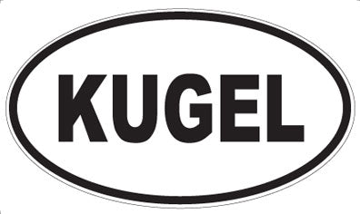 KUGEL - Oval Magnet