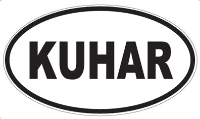 KUHAR - Oval Magnet