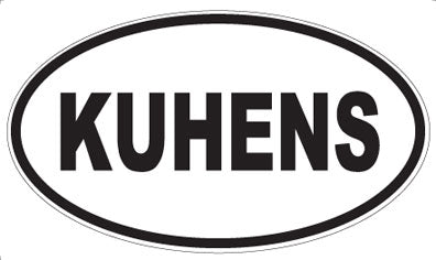 KUHENS - Oval Magnet