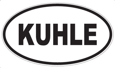 KUHLE - Oval Magnet