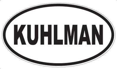 KUHLMAN - Oval Magnet