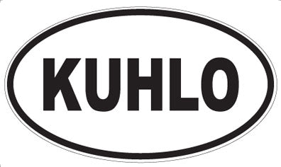 KUHLO - Oval Sticker