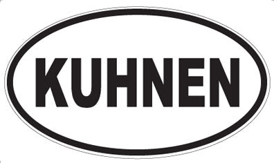 KUHNEN - Oval Sticker