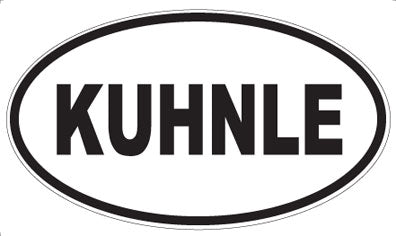 KUHNLE - Oval Sticker
