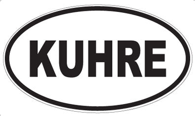 KUHRE - Oval Magnet