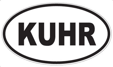KUHR - Oval Magnet