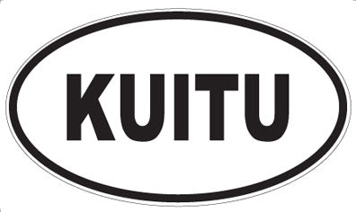 KUITU - Oval Sticker