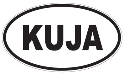 KUJA - Oval Sticker