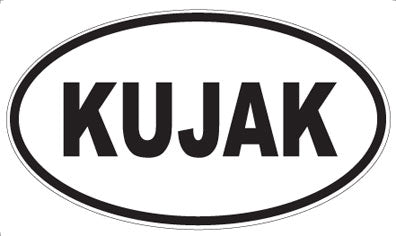 KUJAK - Oval Sticker