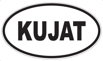 KUJAT - Oval Sticker