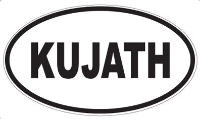 KUJATH - Oval Sticker