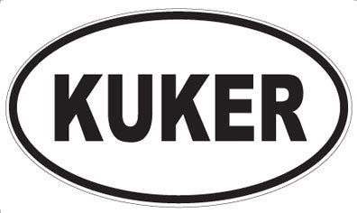 KUKER - Oval Magnet