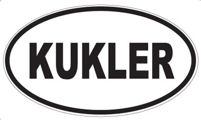 KUKLER - Oval Magnet