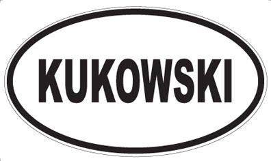 KUKOWSKI - Oval Magnet