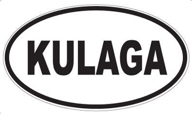 KULAGA - Oval Sticker