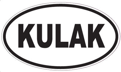 KULAK - Oval Sticker